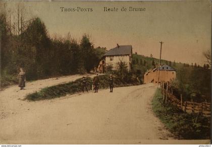 Trois Ponts // Route de Brume (Color) 1924