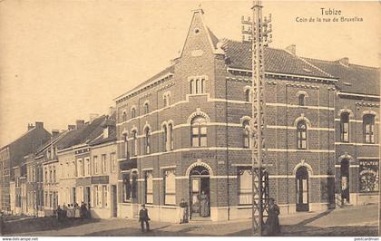 Belgique - TUBIZE (Br. W.) Coin de la rue de Bruxelles - Hôtel Rocy