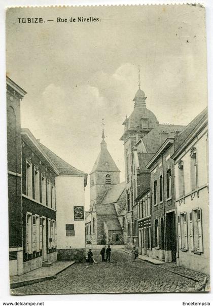 CPA - Carte Postale - Belgique - Tubize - Rue de Nivelles  (SVM13918)