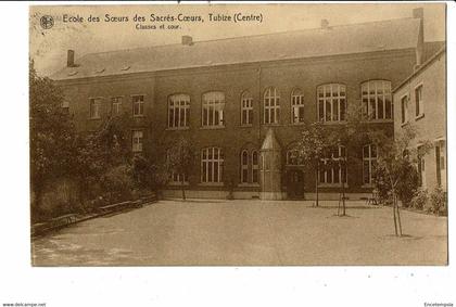 CPA-cartes Postale Belgique Tubize- Ecole des Sœurs des Sacrés Cœurs -Classes et Cour  VM22902