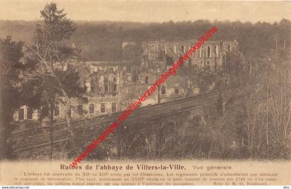 Ruines de l'abbaye de St-Bavon - 1901 - Villers-la-Ville