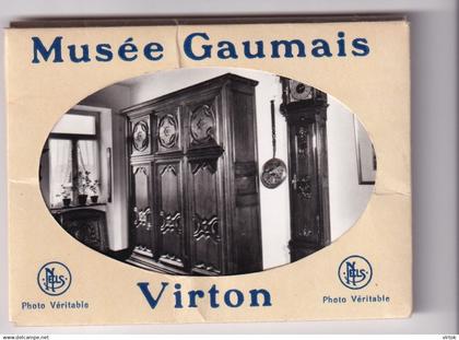 VIRTON     :  carnet  avec  10  snapshots :  muséé Gaumais