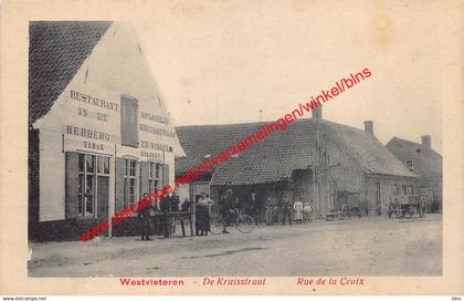 Westvleteren - De Kruisstraat  - restaurant In De Kruisstraat - Rue de la Croix - Vleteren