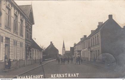 Waarschoot   FOTOKAART van de Kerkstraat