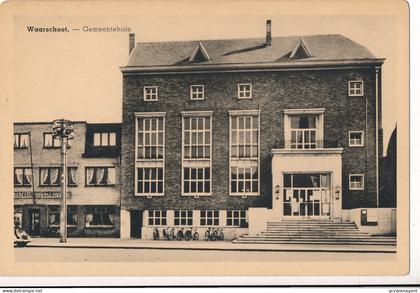 WAARSCHOOT  GEMEENTEHUIS    2 AFBEELDINGEN