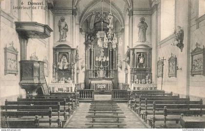 [-50%] Belgique - Donceel - Intérieur de l'église - Edit. N. Laflotte - Carte Photo Ancienne