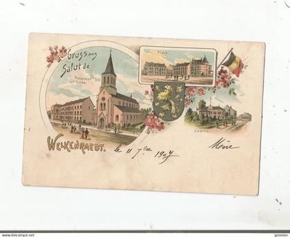 GRUSS AUS (SALUT DE) WELKENRAEDT 1907