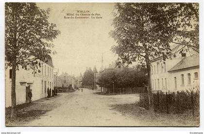 CPA - Carte Postale - Belgique - Wellin - Hôtel du Chemin de Fer - Rue du Commerce - la Gare ( SV5692)