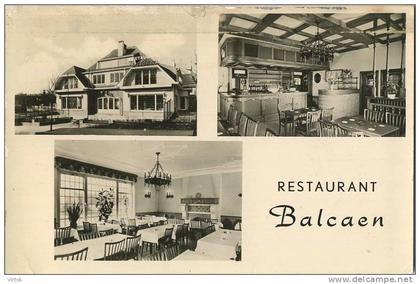 Wemmel : restaurant  BALCAEN  (  geschreven met zegel  )   !!!!!  licht beschadigd bovenaan