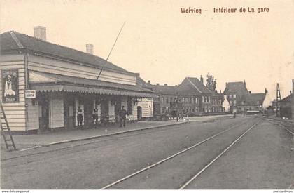 België - WERVIK Wervicq (W. Vl.) Intérieur de la gare