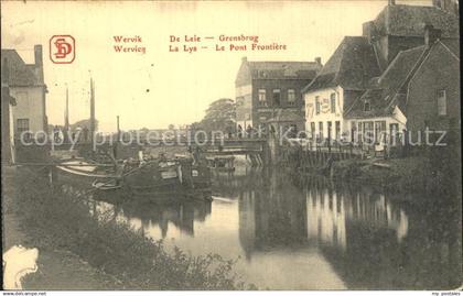 Wervik La Lys Pont Frontiere