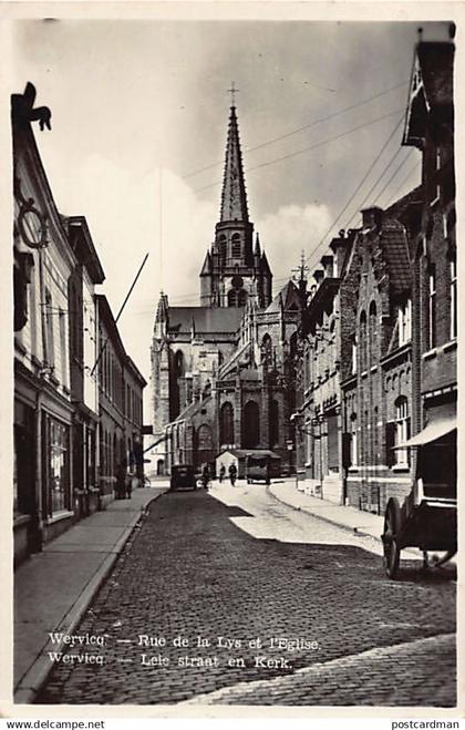 WERVIK (W. Vl.) Leie straat en Kerk