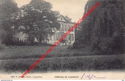 Château de Loenhout - F. Hoelen 1974 - Loenhout - Wuustwezel