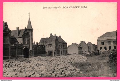 Zonnebeke 1924 - Saint Lucasschool - Animée