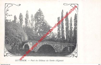 Pont du Château du Comte d'Egmont - Sotteghem - Zottegem