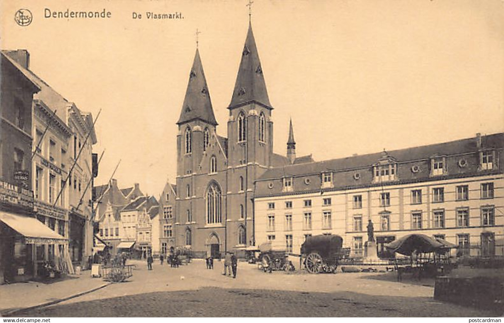 België - DENDERMONDE (O. Vl.) De Vlasmarkt