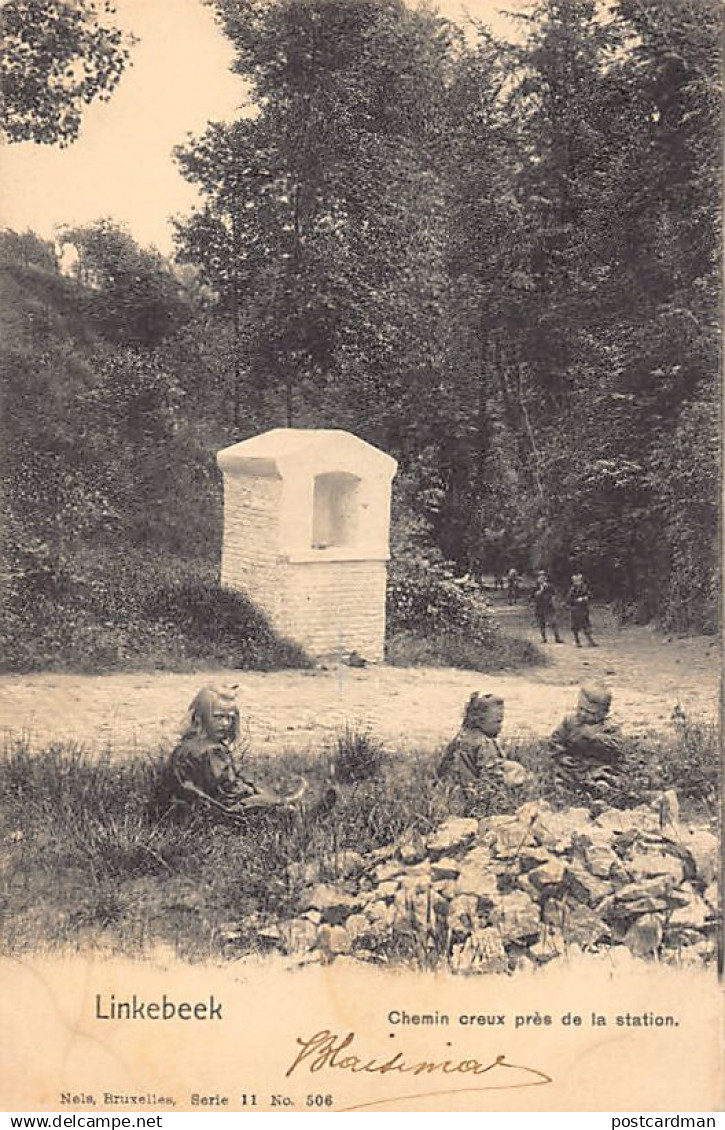 België - LINKEBEEK (Vl. Br.) Verzonken pad vlakbij het station - Chemin creux près de la station - Uitg. Nels Serie 11 N