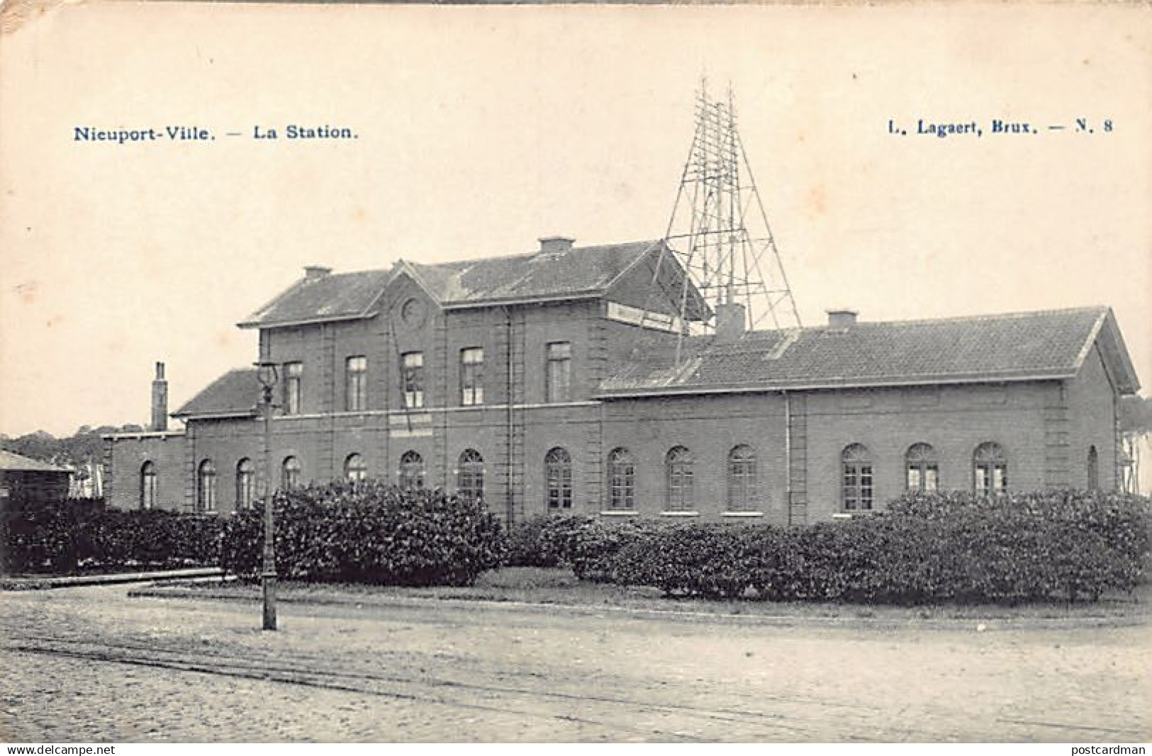 België - NIEUWPOORT (W. Vl.) Het station