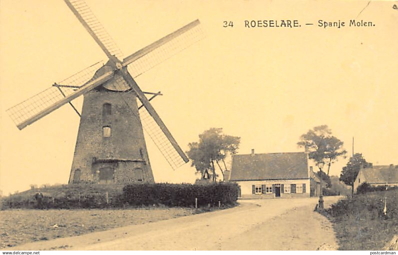 België - ROESELARE (W. Vl.) Spanje Molen