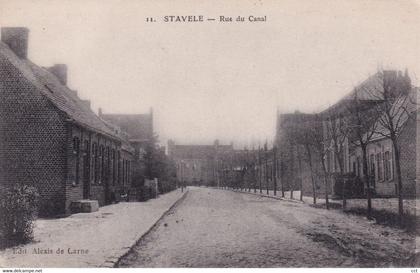 Stavele  Alveringem    Rue du Canal