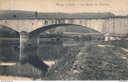 RIVAGE ET LIOTTE   LES BORDS DE L'AMBLEVE                     2 SCANS