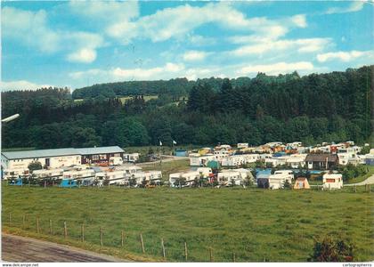 Belgium postcard Camping Pont de Bergueme Tenneville 1979