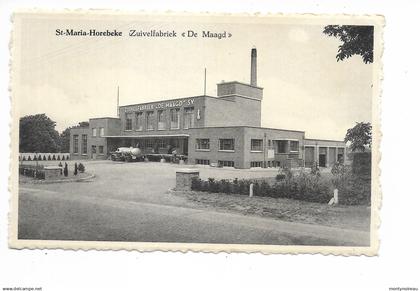 Dav : Belgique :  ST MARIA - Horebeke : zuivelfabriek " de maagd " ,usine , camion ,lait ?