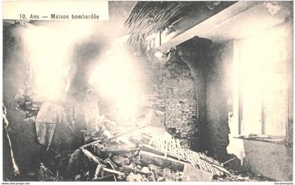 CPA Carte Postale  Belgique  Ans Maison bombardée  VM58244