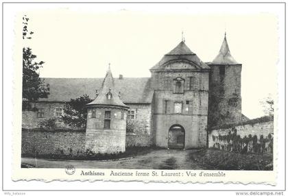 CPA - ANTHISNES - Ancienne ferme St Laurent - Vue d'ensemble  //