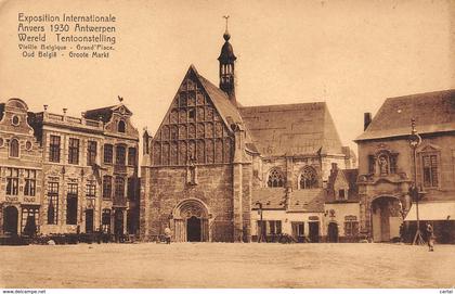 ANTWERPEN - Wereld Tentoonstelling 1930 - Oud België - Groote Markt