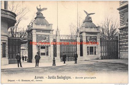 Hoofdingang Zoo Antwerpen