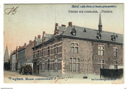 Tieghem  Tiegem    Anzegem  Maison communale