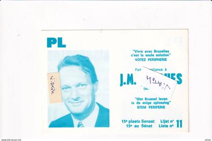 BEERSEL :  J.M. Jacques - Risopoulos    PL     : verkiezings drukwerk  (  zie scan )