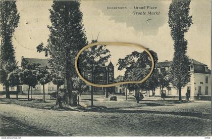 Beringen : groote markt  ( geschreven 1921 met zegel )