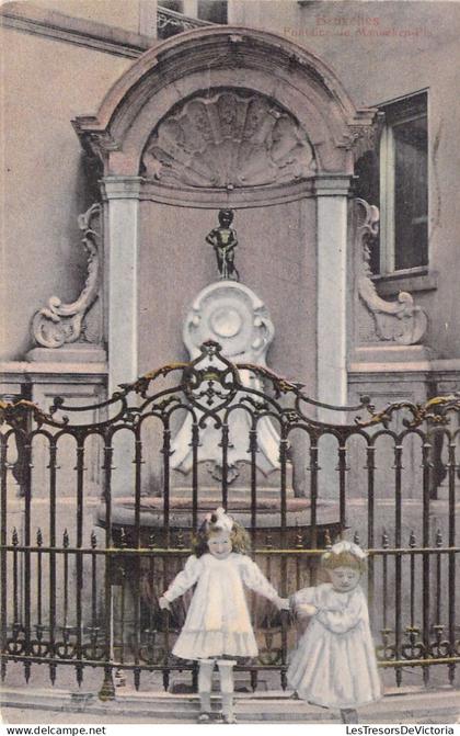 BELGIQUE - BRUXELLES -  Manneken Pis - Carte Postale Ancienne