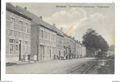 Bertem - Tervuersche steenweg - Tramstatie - Stoomtram !!!!!