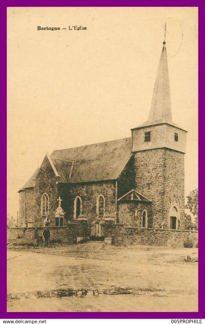 * BERTOGNE - EGLISE - 1938