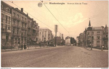 CPA  Carte postale Belgique  Blankenberghe Avenue Jules de Trooz VM69141