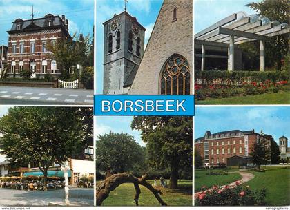 Borsbeek multi views postcard