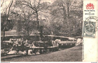 CPA- Carte postale  Belgique-Bruxelles Palais Royal Les Jardins 1903 VM48216