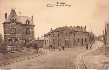 BELGIQUE - Braives - Centre du Village - Préaux Aghlin - Animé - Carte Postale Ancienne