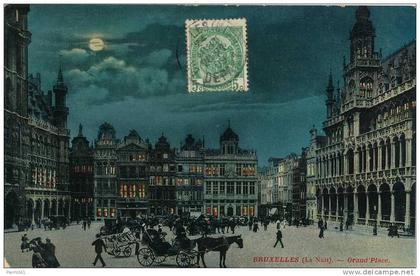 BRUXELLES - Grand'Place (la nuit)