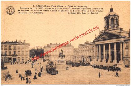 Place Royale et Eglise du Coudenberg - Brussel Bruxelles