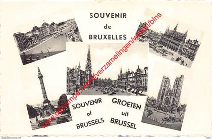 Souvenir de Bruxelles - Groeten uit Brussel - Brussel Bruxelles
