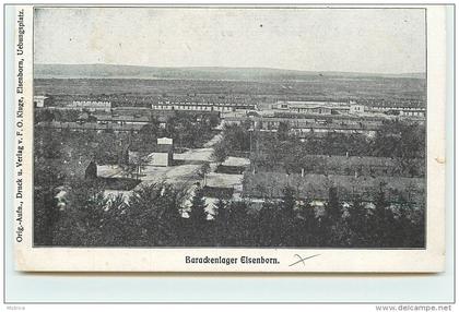 ELSENBORN - Barackenlager, camp de prisonniers.