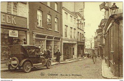 Châtelet. Rue de la Montagne. Voiture.