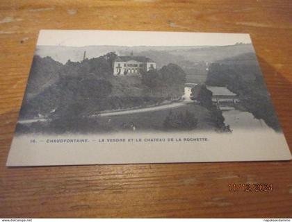 Chaudfontaine, La vesdre et le chateau de la rochette