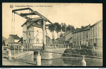 Carte postale - Belgique - Courcelles Motte - Le Pont du Canal (CP25729OK)