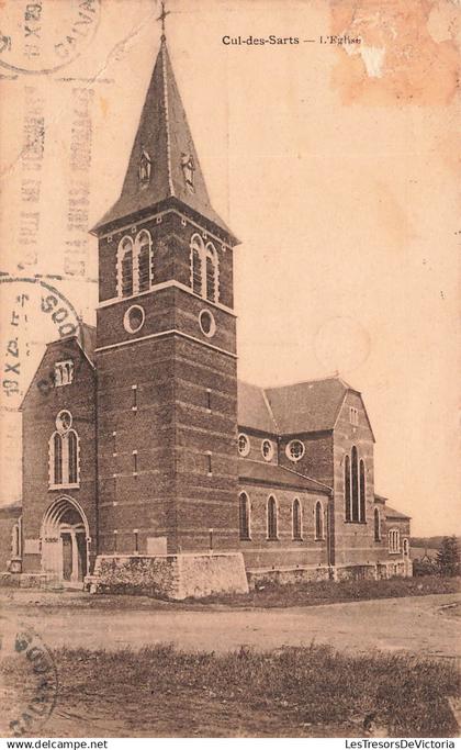 BELGIQUE - Cul-des-Sarts - L'Eglise - Carte Postale Ancienne