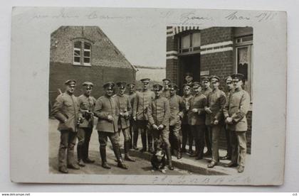 Sint-Lodewijk  Deerlijk  FOTOKAART   Duits officierenkorps regiment  II/263 mei 1918 voor Casino    EERSTE WERELDOORLOG